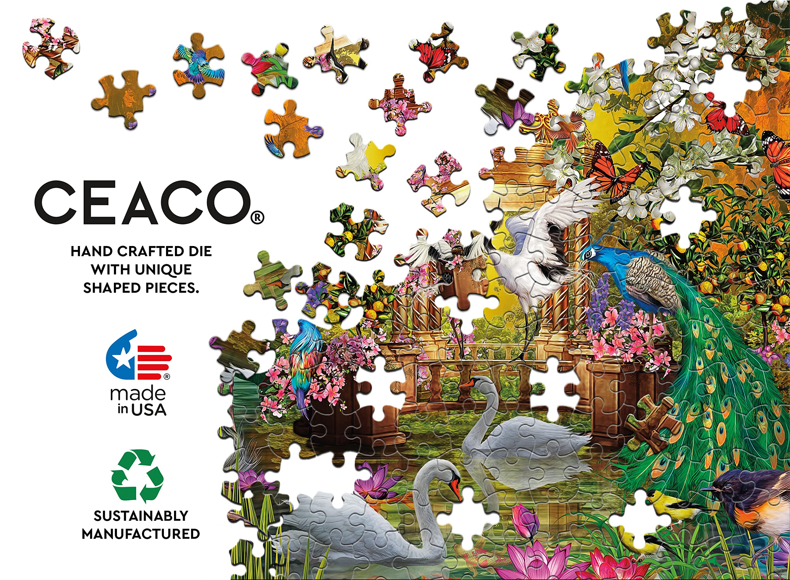 Ceaco - Thomas Kinkade -Garden of Paradise - 1000 Piece Jigsaw Puzzle