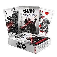 AQUARIUS Star Wars Visions Playing Cards – Star Wars Themed Deck of Cards for Your Favorite Card Games - Officially Licensed Star Wars Merchandise & Collectibles