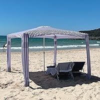 Beach Cool Cabana Canopy Sun Shade Shelter Tent - 8' x 8' or 6'6