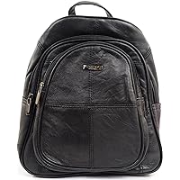 Ladies/Womens Soft Nappa Leather Backpack/Rucksack/Shoulder Bag
