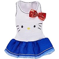 Barbie Fashions Hello Kitty Ruffled Tank With Red Bow