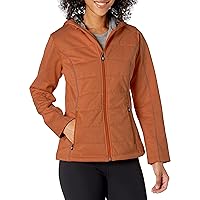 Cutter & Buck Women's Weathertec Jersey Bonded Fleece Altitude Quilted Hood Jacket