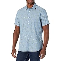 UNIONBAY Men's Chambray Button-up Woven Shirt