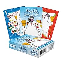 AQUARIUS Frosty the Snowman Playing Cards - Frosty Themed Deck of Cards for Your Favorite Card Games - Officially Licensed Frosty the Snowman Merchandise & Collectibles