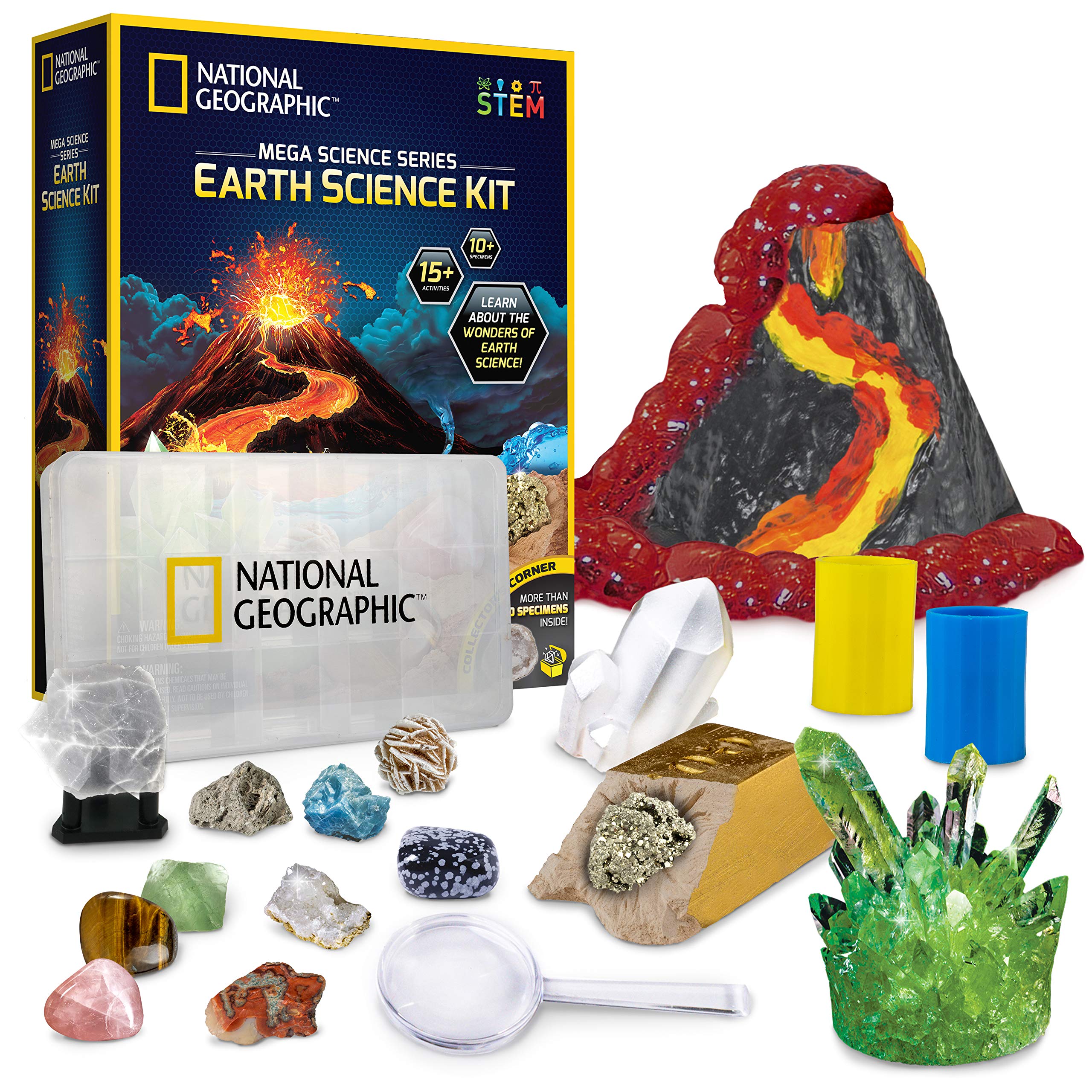 NATIONAL GEOGRAPHIC Earth Science Kit – Over 15 Science Experiments & STEM Activities for Kids, Crystal Growing, Erupting Volcanos, 2 Dig Kits & 10… – NATIONAL GEOGRAPHIC >>> top1shop >>> fado.vn