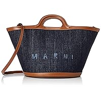 Marni BMMP0097L1P4891Z569M Women's Handbag BLUBLACK/MOCA [Parallel Import]