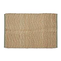 DII Woven Rugs Collection Hand-Loomed Jute, 2x3', Artichoke Chevron