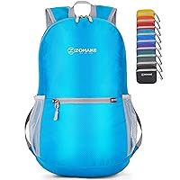ZOMAKE Ultra Lightweight Hiking Backpack 20L - Packable Small Backpacks Water Resistant Daypack for Women Men(Light Blue)