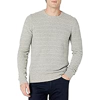 Billy Reid Men's Textured Stripe Crew