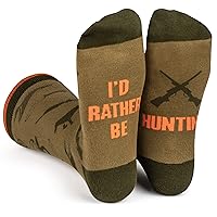 I'd Rather Be Socks for Men and Women - Funny Unisex Novelty Gifts for Christmas, Birthdays and More