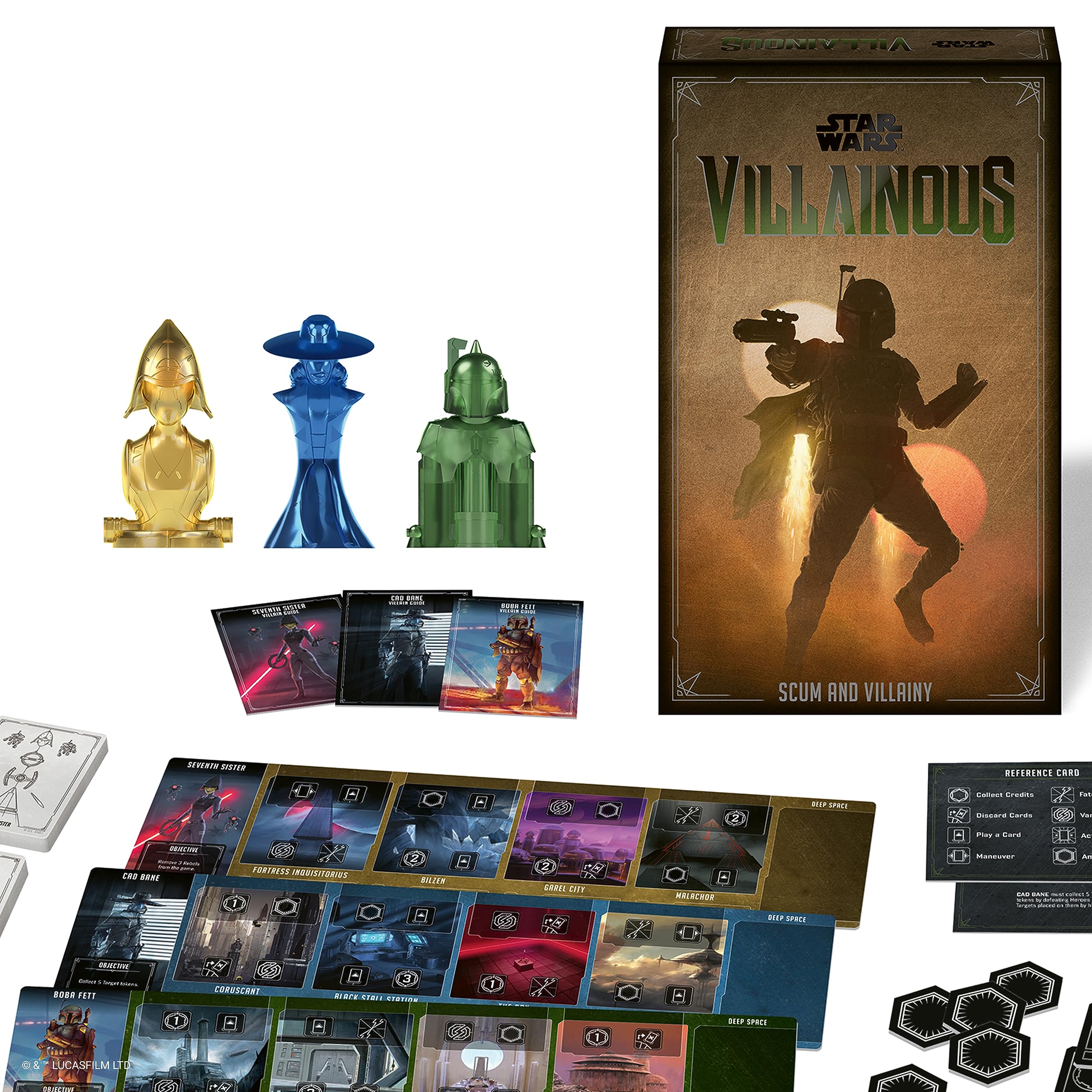 Star Wars Villainous: Scum and Villainy Strategy Board Game for Ages 10 & Up – The First Star Wars Villainous Expandalone