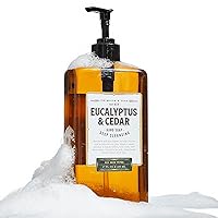 Body Prescriptions Men's Hand Soap by Crimson & Oak | Deep Cleansing Hand Soap with Pump Dispenser, Eucalyptus & Cedar Men's Hand Wash, Liquid Hand Soap