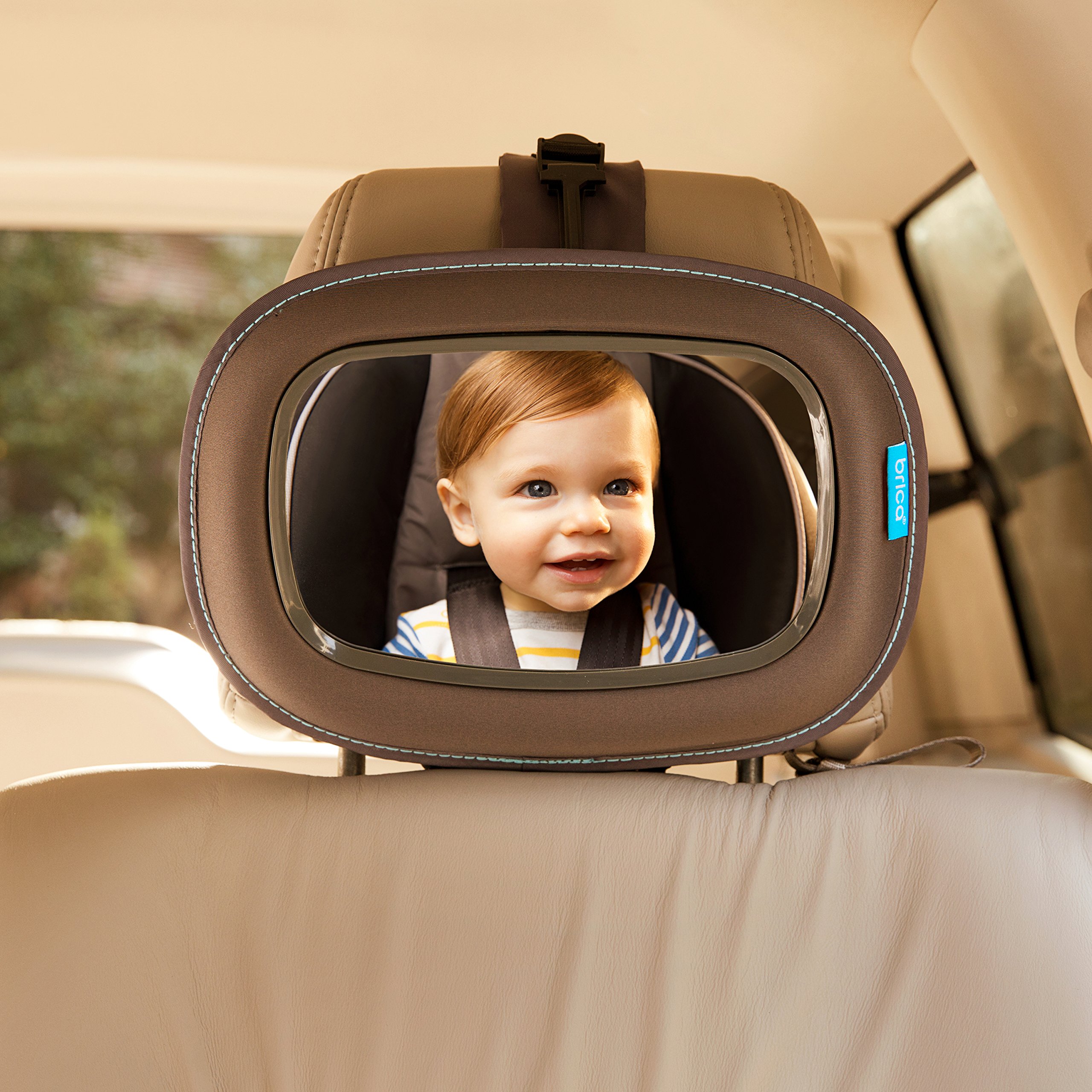 Munchkin® Brica® Baby in-Sight® Car Mirror, Crash Tested and Shatter Resistant, Dark Grey