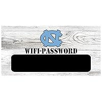 Fan Creations NCAA North Carolina Tar Heels Unisex University of North Carolina WiFi Password Sign, Team Color, 6 x 12