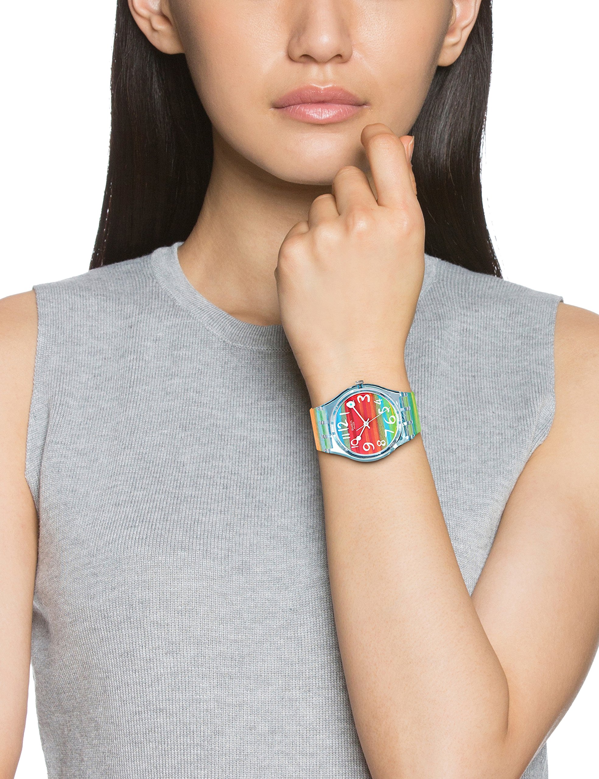 Swatch COLOR THE SKY Unisex Watch (Model: GS124)