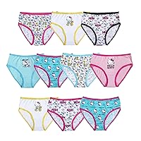 Hello Kitty Girls' 100% Combed Cotton Underwear in Sizes 2/3t, 4t, 4, 6 and 8