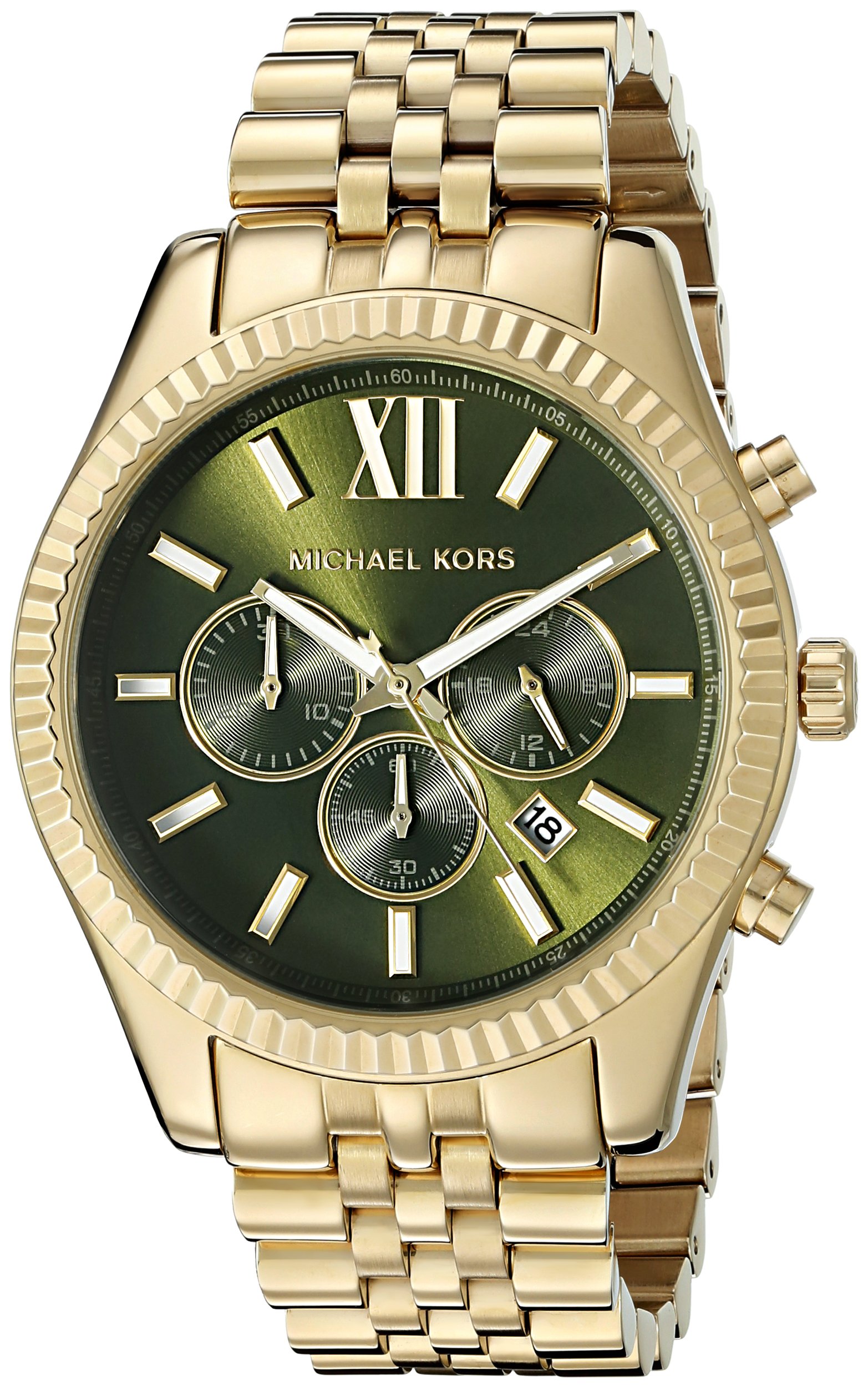 Mua Michael Kors Men's Lexington Gold-Tone Watch MK8446 trên Amazon Mỹ  chính hãng 2023 | Fado