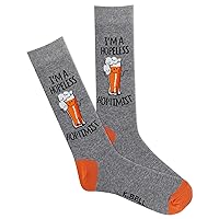 K. Bell Men's Fun Food & Drink Crew Socks-1 Pairs-Cool & Funny Pop Culture Gifts