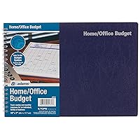 Adams Home Office Budget Book, Weekly/Monthly Format, 10 x 7 Inches, White (AFR31),ABFAFR31
