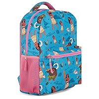 Disney Moana Nylon Allover Print Backpack - Moana & Maui's Oceanic Quest - Embrace the Adventure with Your Favorite Duo!