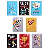 American Greetings Valentines Day Cards for Kids School and Classroom Exchange, Sports (40-Count)