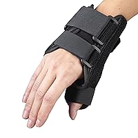 OTC Wrist-Thumb Splint, 6-Inch Petite or Youth Size, Lightweight Breathable, X-Large