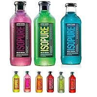 Isopure Protein Drink, 100% Whey Protein Isolate, Zero Carb, Keto Friendly, Ready-to-Drink, One of each Flavor Variety, 20-Ounce/9 Bottles