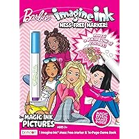 Bendon Barbie Mattel 16 Page Imagine Ink Coloring Book with 1 Mess Free Marker 49749