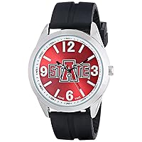 Game Time Men's COL-VAR-AKS Varsity Analog Display Japanese Quartz Black Watch