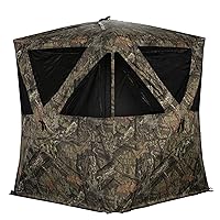 Rhino Blinds R300-MOC 3 Person Hunting Ground Blind, Mossy Oak Breakup Country