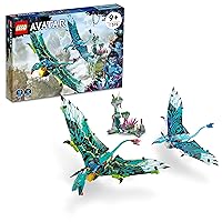 LEGO Avatar Jake & Neytiri’s First Banshee Flight 75572 Building Toy Set with 2 Minifigures for Kids, Boys, Girls Ages 9+ (572 Pieces)