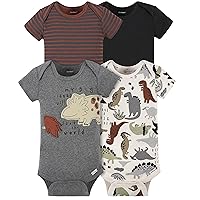 Baby-Boys 4-Pack Short Sleeve Onesies Bodysuits