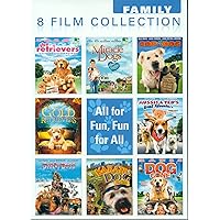 8 Film Collection: The Retrievers / Miricle Dogs / Cop Dog / The Gold Retrievers / Aussie & Ted's Great Adventure / Chilly Dogs / Karate Dog / Dog Gone