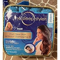 Allstar Innovations Sleep Styler: The heat-free Nighttime Hair Curlers for long, thick or curly hair, As Seen on Shark Tank, 6 Inch (Pack of 8)