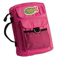 Adventure Bible Cover for Girls, Zippered, with Handle, Nylon, Pink, Medium Adventure Bible Cover for Girls, Zippered, with Handle, Nylon, Pink, Medium Flexibound