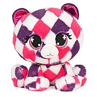 GUND P.Lushes Designer Fashion Pets Quinn O’Bearci Teddy Bear Premium Stuffed Animal, Pink/Purple, 6”