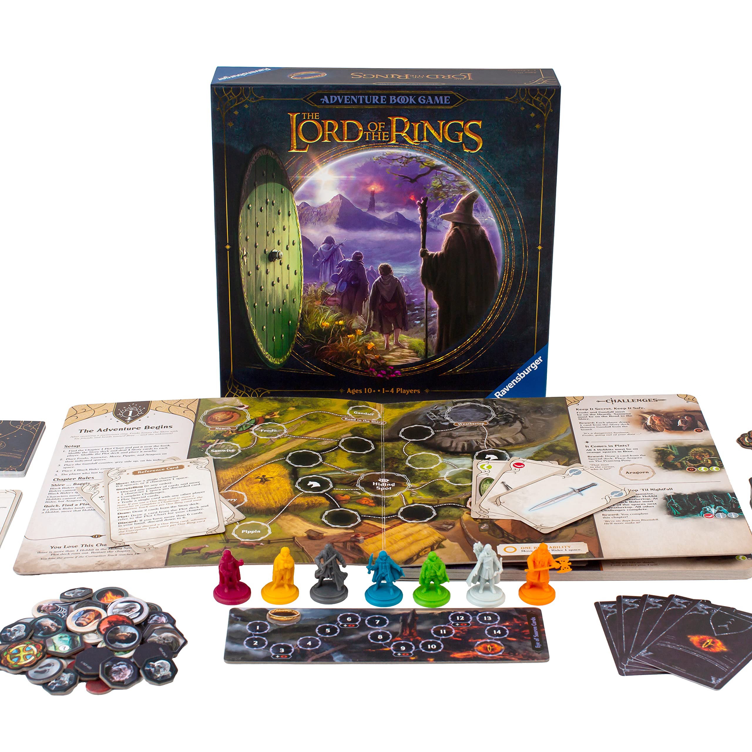 The Lord of The Rings Adventure Book Game for Ages 10 and Up - Work Together to Play Through The Movies