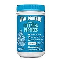 Vital Proteins Collagen Peptides Powder, 9.33 oz, Unflavored with Hyaluronic Acid and Vitamin C