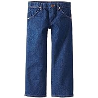 Wrangler boys 13mwz Cowboy Cut Original Fit jeans, Prewashed Indigo, 16 US