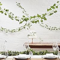 Ginger Ray 5 Pack of Artificial Fake Hanging Vines Plant Leaves Garland for Wedding Decorations - Beautiful Botanics