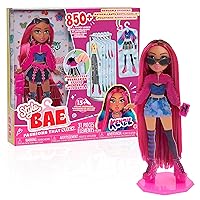 Just Play Style Bae Kenzie 10-Inch Fashion Doll and Accessories, 28-Pieces, Kids Toys for Ages 4 Up
