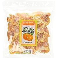 Trader Joe's Dried Fruit Soft & Juicy Mandarins 6 Oz, (Pack of 5)