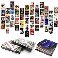 NA 50PCS Wall Collage Kit Movie Poster Aesthetic Pictures Movie Style Photo Collection Collage Dorm Decor for Girl and Boy Teens Trendy Wall Prints Kit Small Poster for Room colorful 4 x 6 Inch