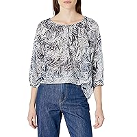 For Love and Liberty Women's 3/4 Sleeve, Multi, X-Small