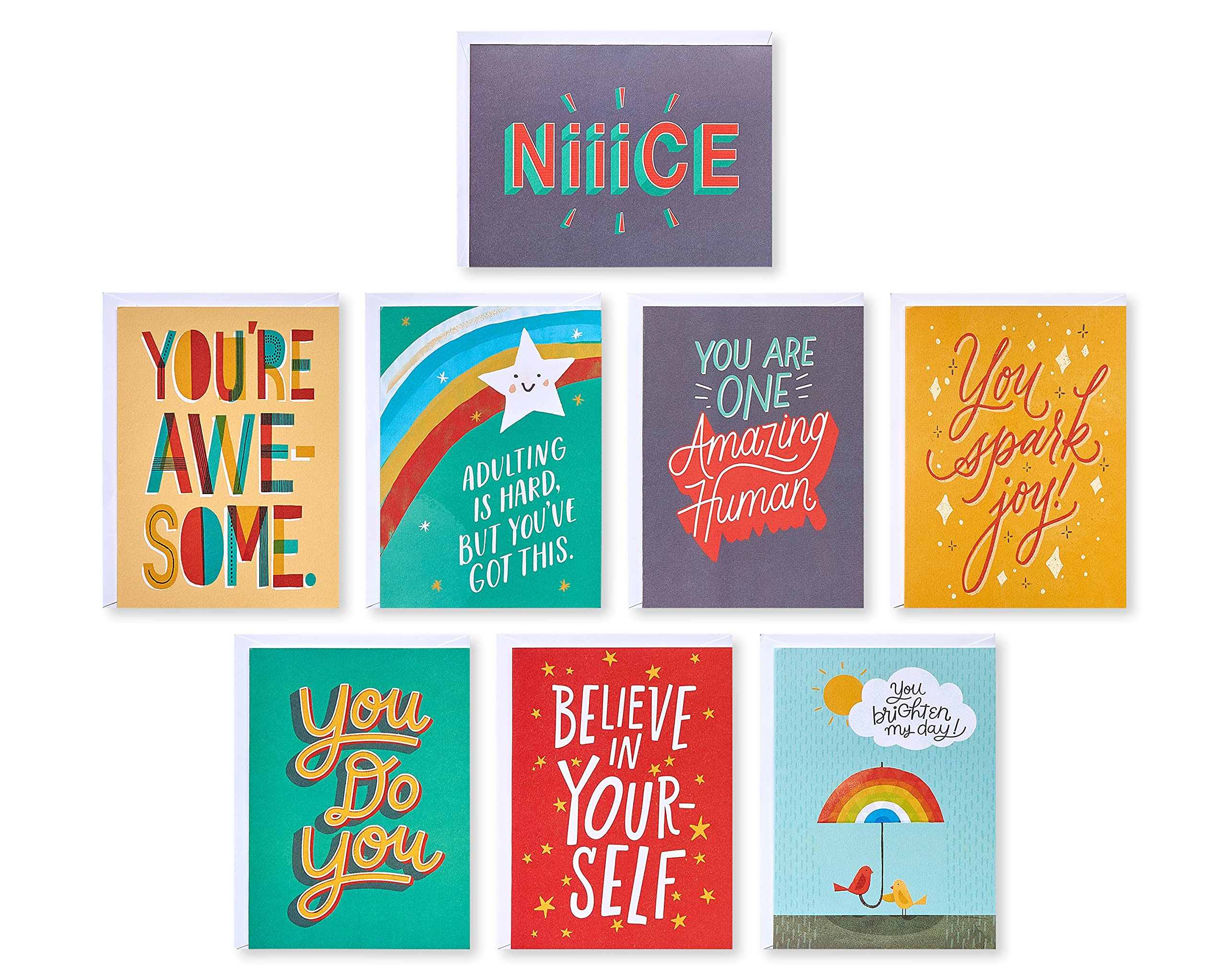 American Greetings Blank Cards with Envelopes for All Occasions, Inspirational, Thank You and Thinking of You (48-Count)