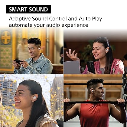 Sony LinkBuds S Truly Wireless Noise Canceling Earbud Headphones with Alexa Built-in, Bluetooth Ear Buds Compatible with iPhone and Android, Black