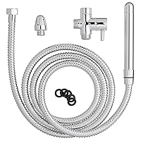 Deluxe Enema Douche Premium Shower Kit with 2 Tips and 6 Foot Flexible Hose