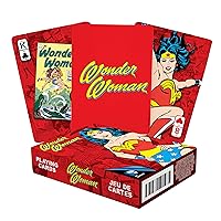 AQUARIUS DC Comics Wonder Woman Playing Cards - Wonder Woman Themed Deck of Cards for Your Favorite Card Games - Officially Licensed DC Comics Merchandise & Collectibles