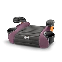 Chicco GoFit Backless Booster Car Seat Without Latch Attachment, Travel Booster Seat for Car, Portable Car Booster Seat for Children 40-110 lbs., Grape/Purple