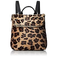 Fabolsa AM0004-113-002 Amore Leopard Backpack, Made in Italy, White/S